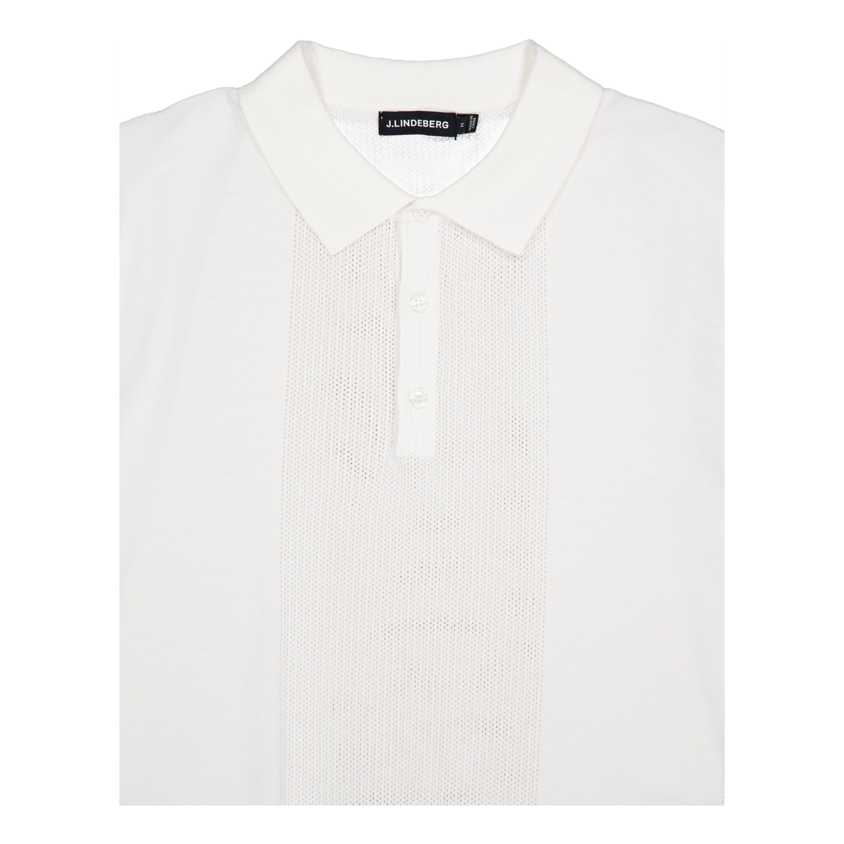 Reymond Solid Stripe Polo White