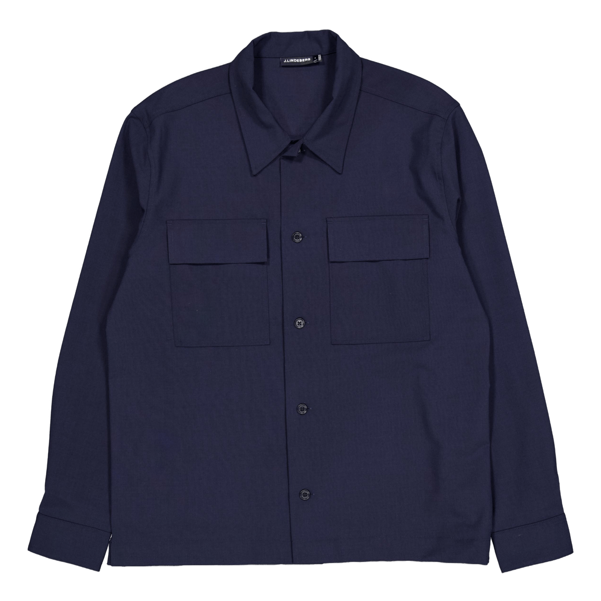 Reid Drape Overshirt Jl Navy