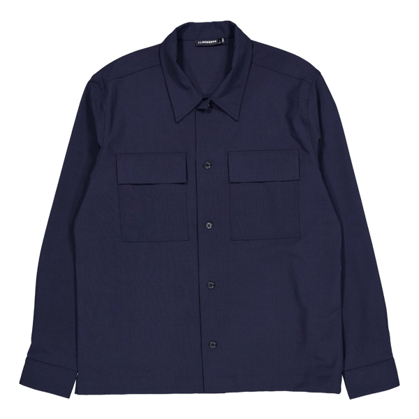 Reid Drape Overshirt Jl Navy