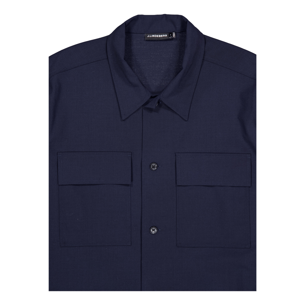 Reid Drape Overshirt Jl Navy