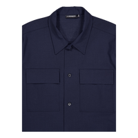 Reid Drape Overshirt Jl Navy