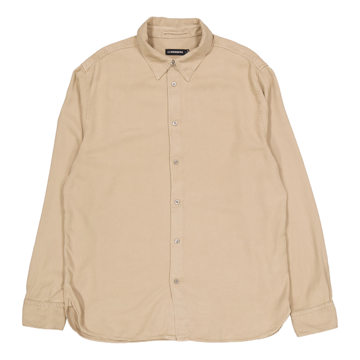 Reg Ls Struct Gmd Tencel Shirt Batique Khaki