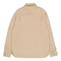 Reg Ls Struct Gmd Tencel Shirt Batique Khaki