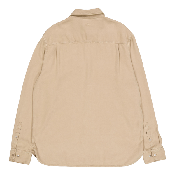 Reg Ls Struct Gmd Tencel Shirt Batique Khaki