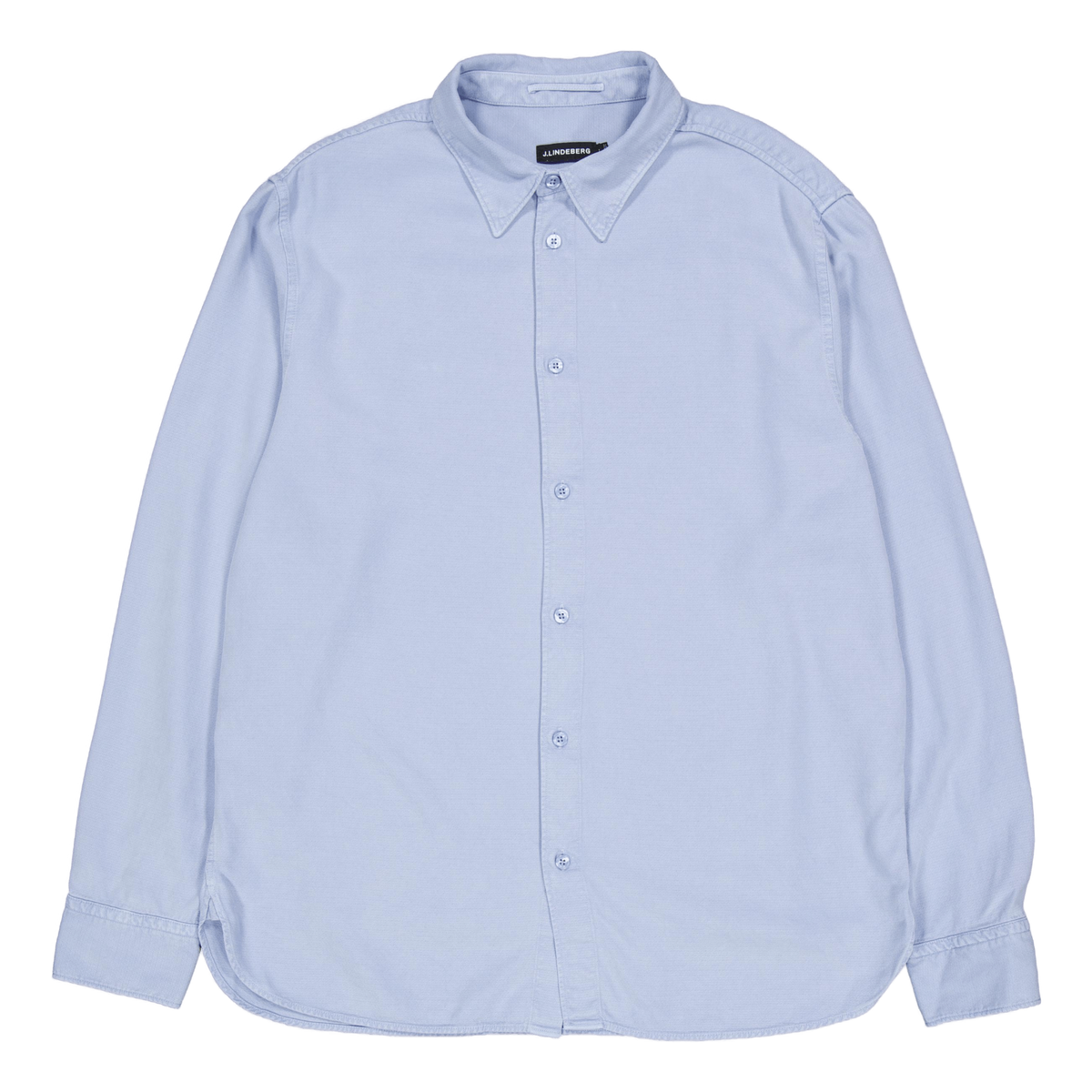 Reg Ls Struct Gmd Tencel Shirt Rain Washed