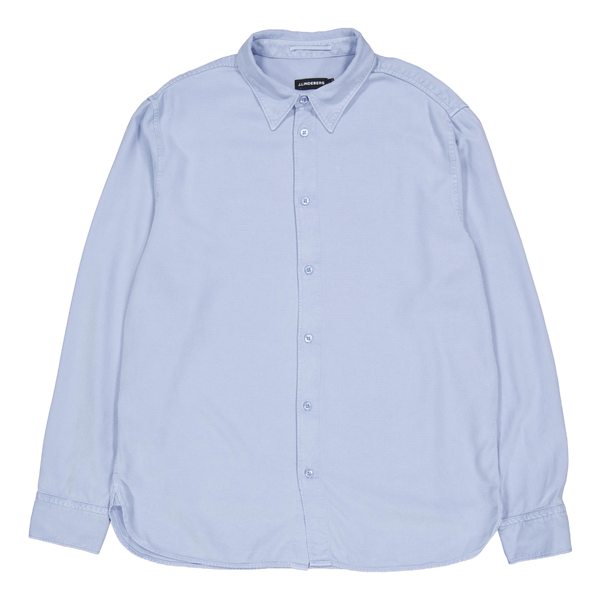 Reg Ls Struct Gmd Tencel Shirt Rain Washed