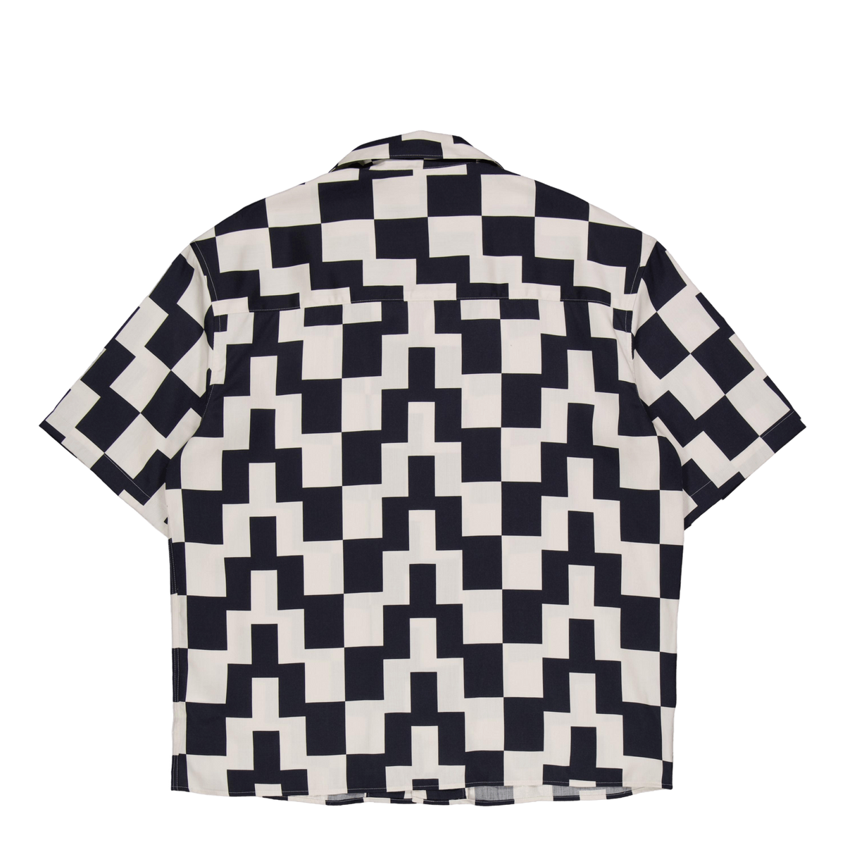 Ellis Stack Bridge Print Shirt Black