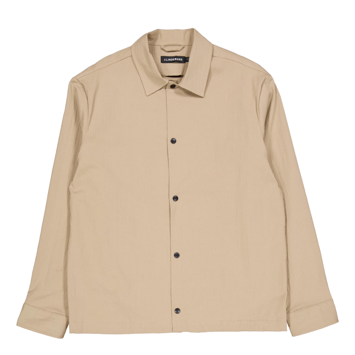 Celian Seersucker Overshirt Batique Khaki