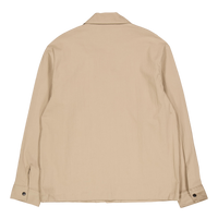 Celian Seersucker Overshirt Batique Khaki