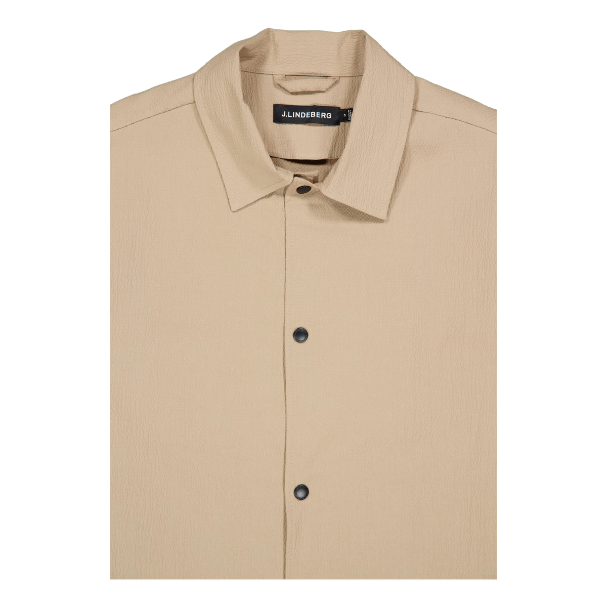 Celian Seersucker Overshirt Batique Khaki