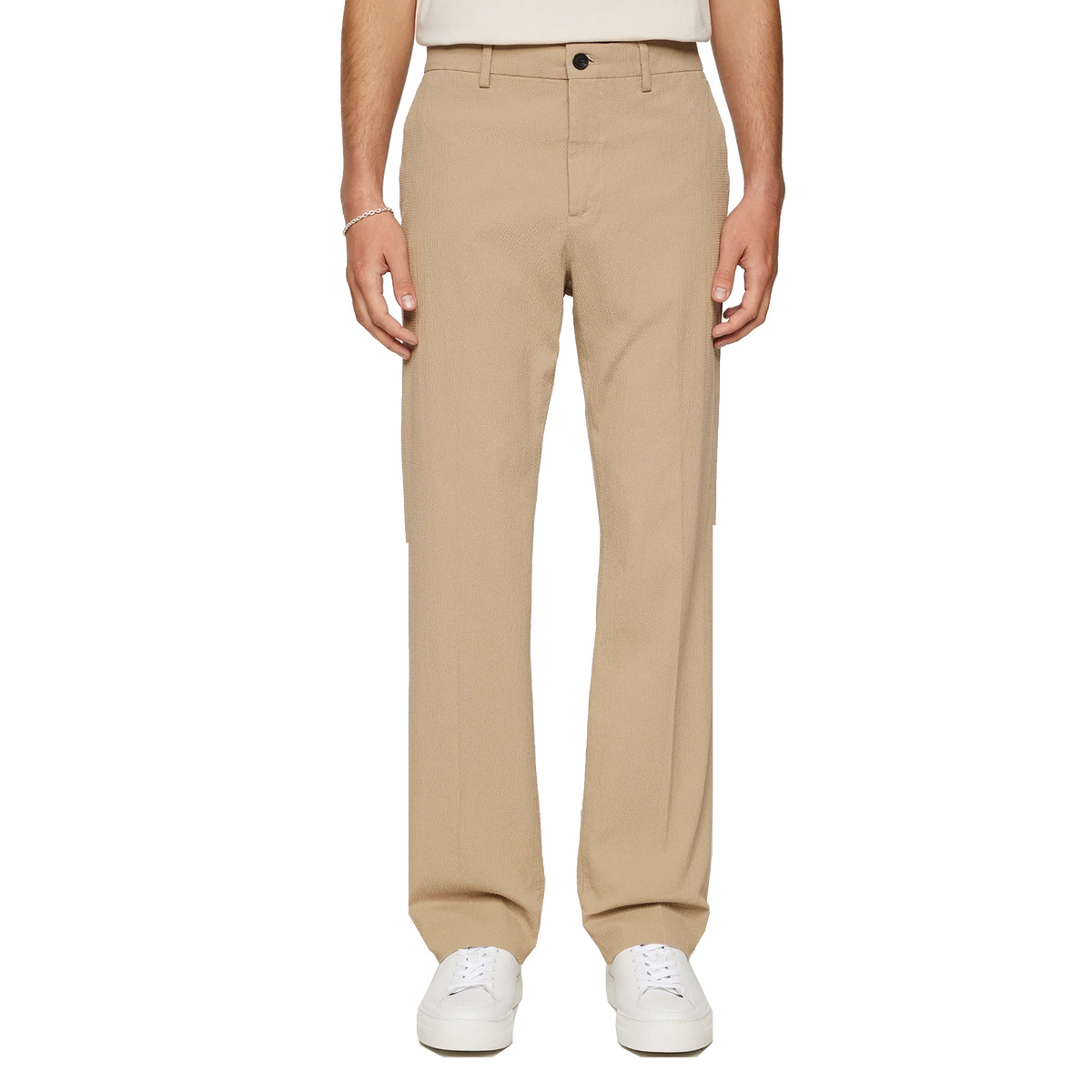 Dropper Seersucker Pants Batique Khaki