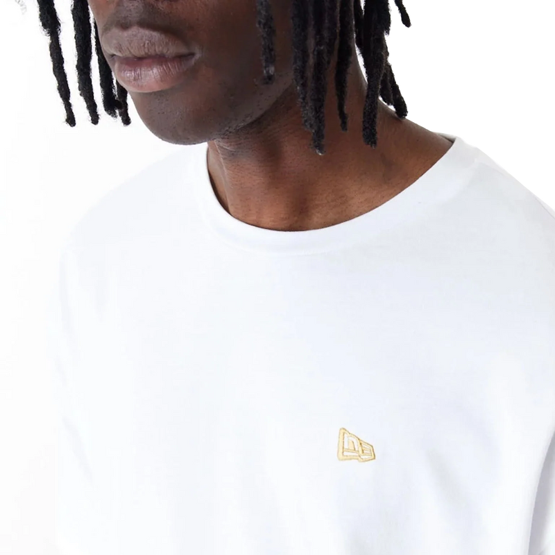 New Era Sticker White Oversized T-Shirt