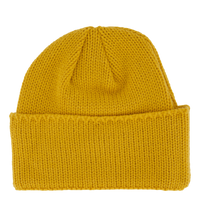 Yellow Wide Cuff Knit Beanie