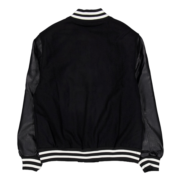 Ne Varsity Jacket Newera Blkwhi