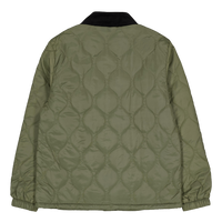 New Era Green Quilted Coach Jacket