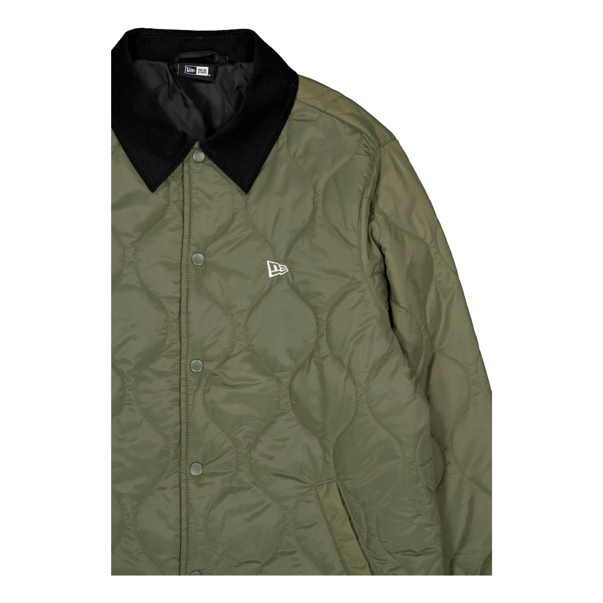 New Era Green Quilted Coach Jacket