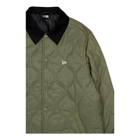 New Era Green Quilted Coach Jacket