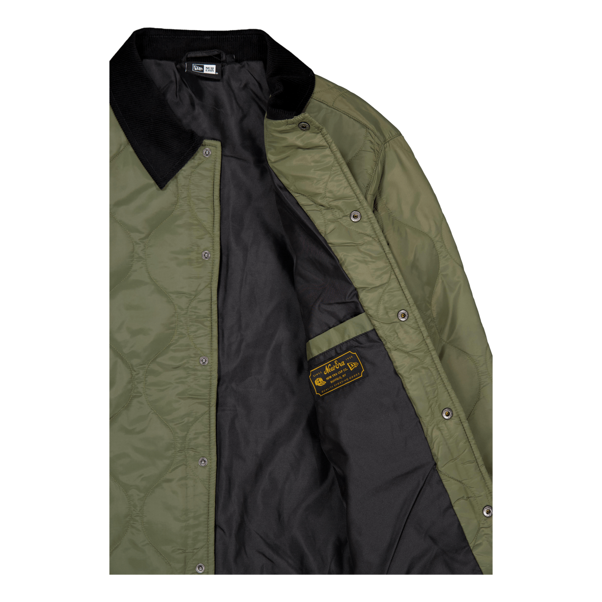 New Era Green Quilted Coach Jacket