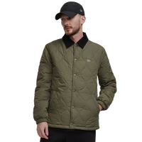 New Era Green Quilted Coach Jacket