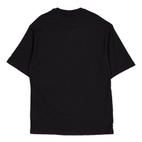 New Era Flag Flame Black Oversized T-Shirt