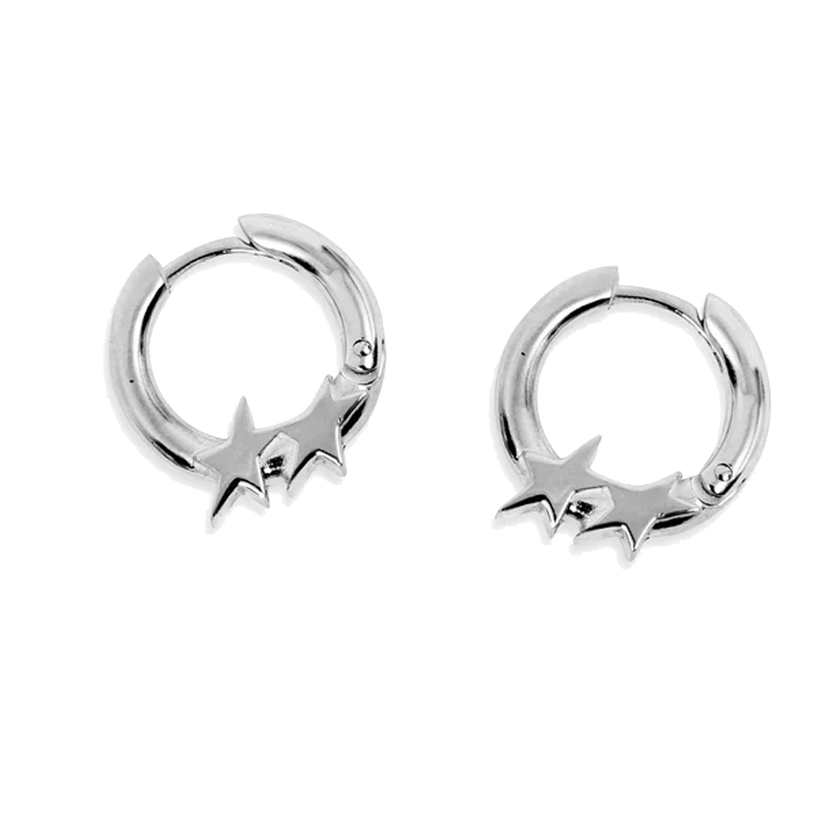 Tj Icon Earrings Silver