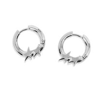 Tj Icon Earrings Silver