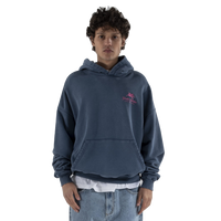 550g  Washed Premium Hoodie Blue/pink