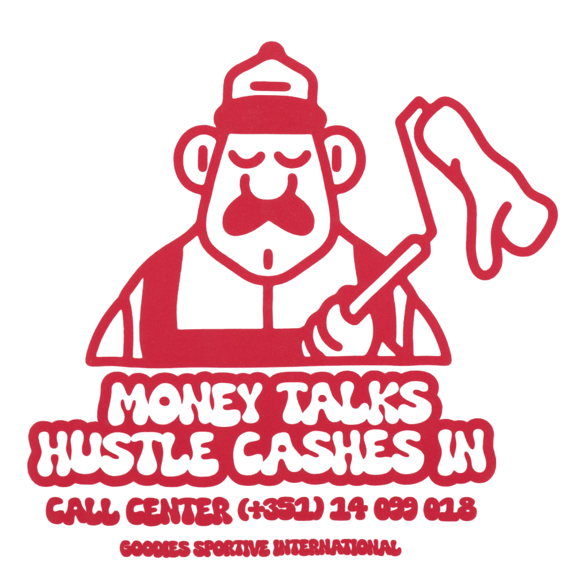 Money Talks Tee White