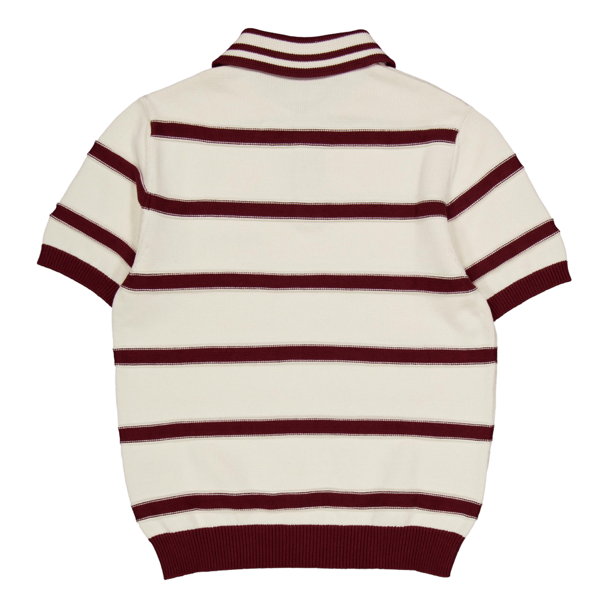 Red Plum Polo Burgundy/ecru