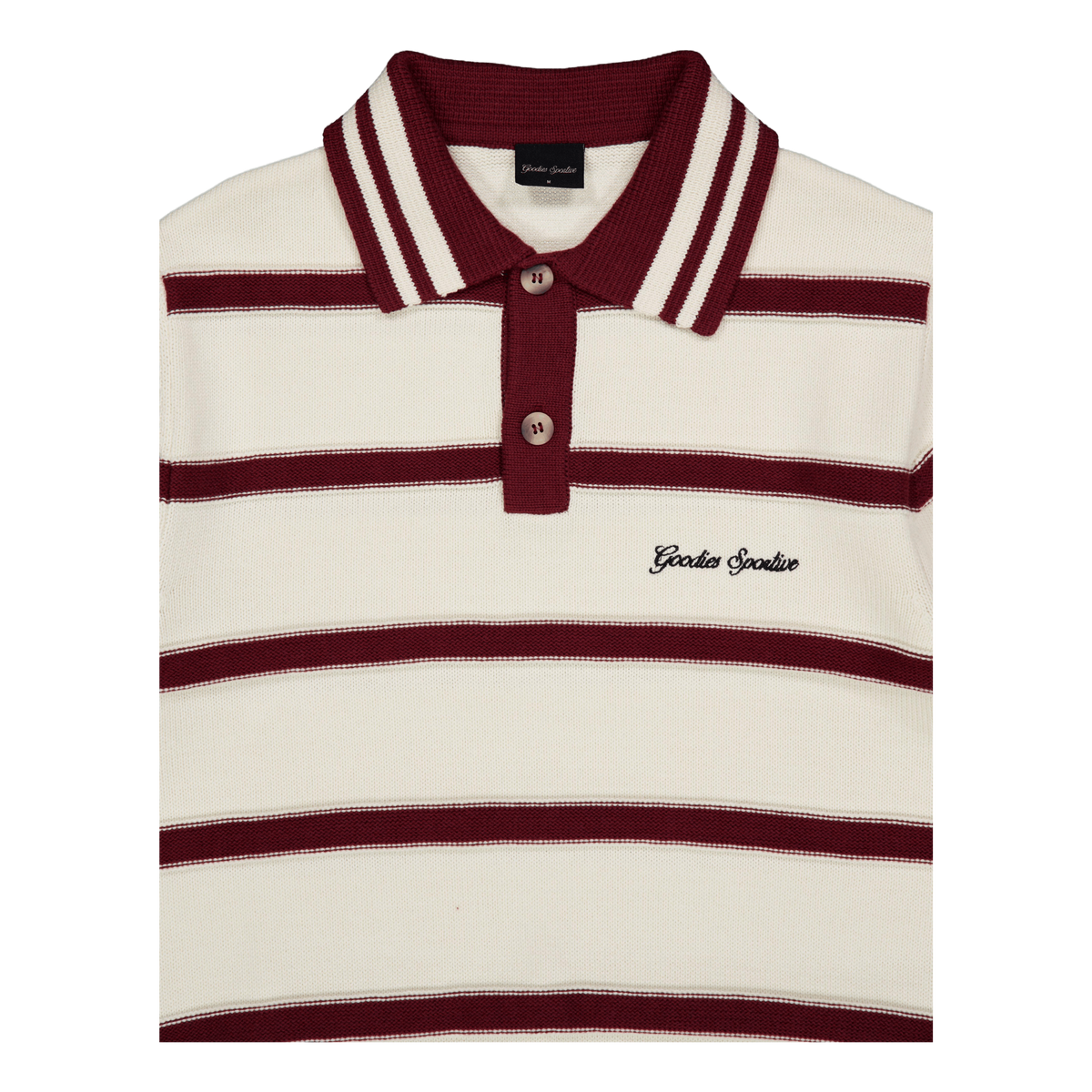 Red Plum Polo Burgundy/ecru