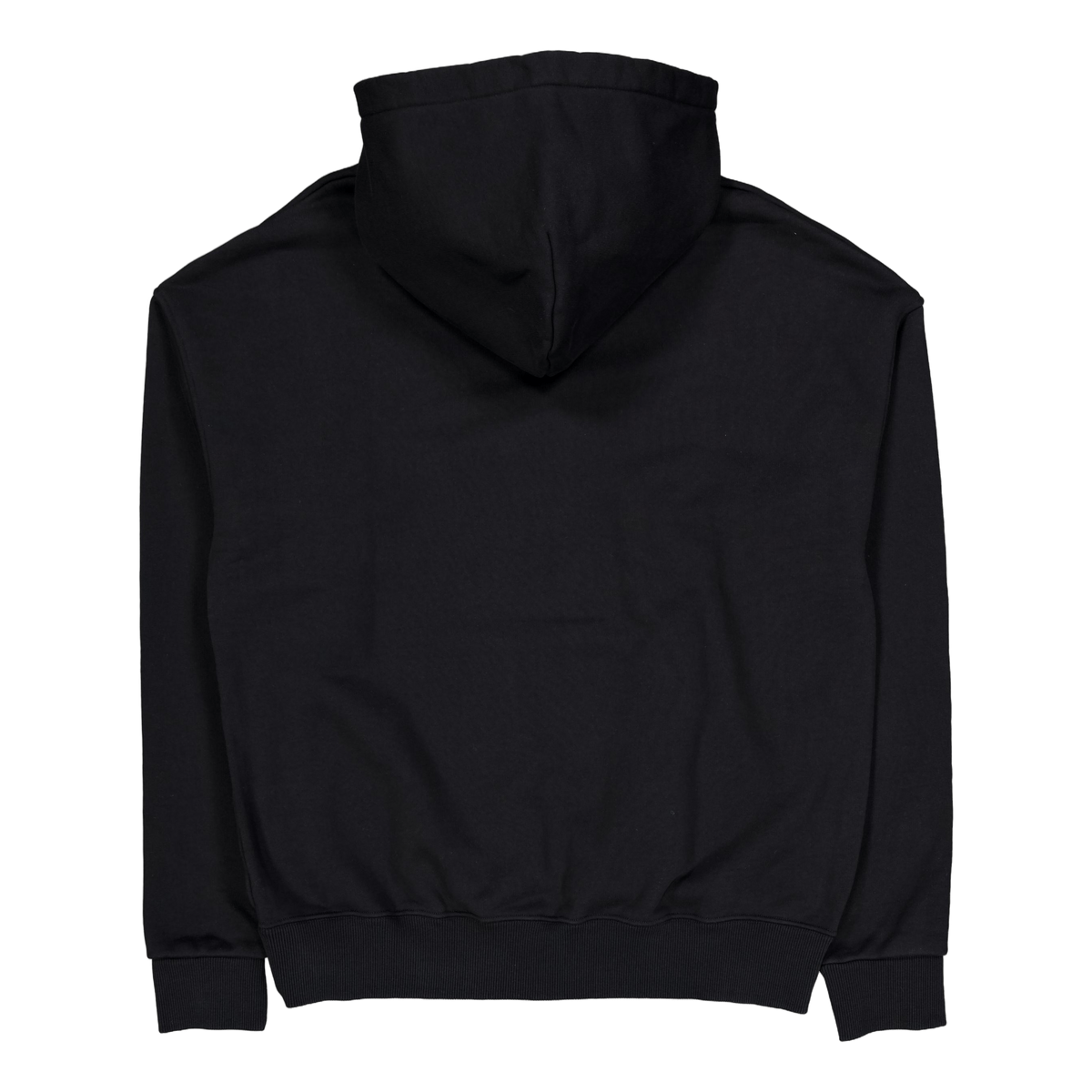 550gms Premium Boxy Hoodie Con Black