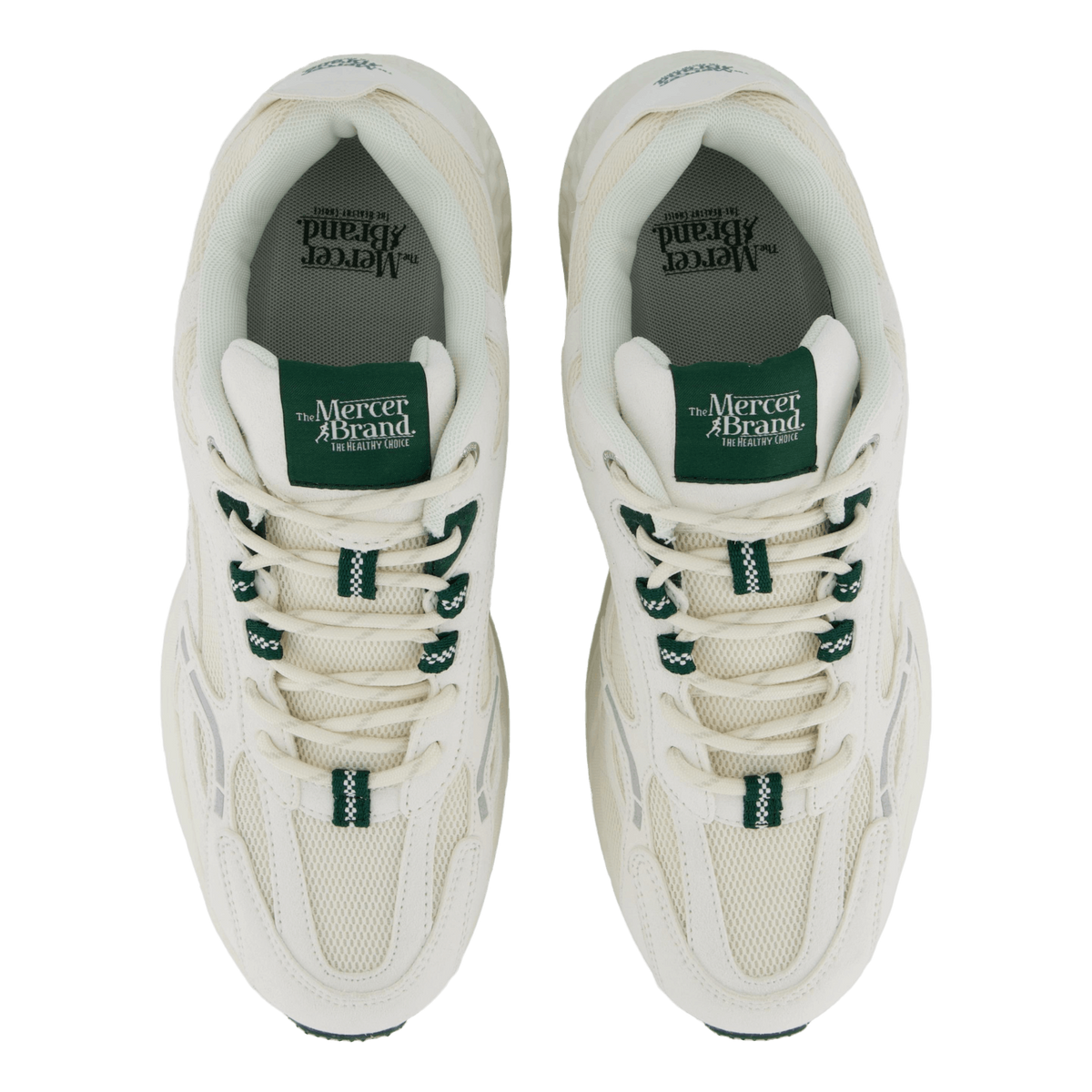 The Re-run Max Suede White/green