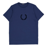 Textr Laurel Wreath Tee Tennis Blue