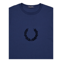 Textr Laurel Wreath Tee Tennis Blue