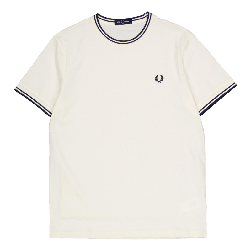 Twin Tipped T-shirt Ecru/tennis Blue