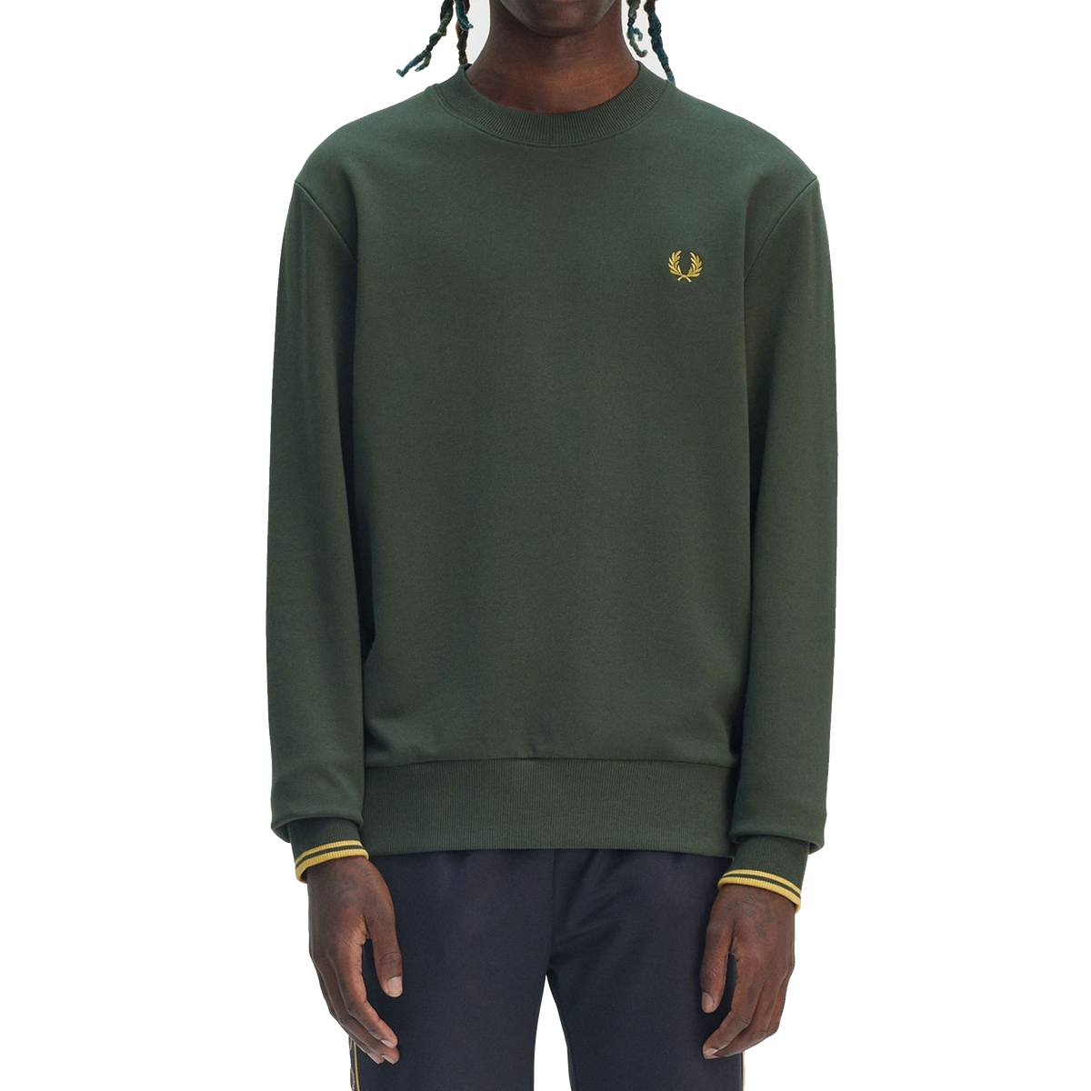 Crew Neck Sweatshirt Court Green