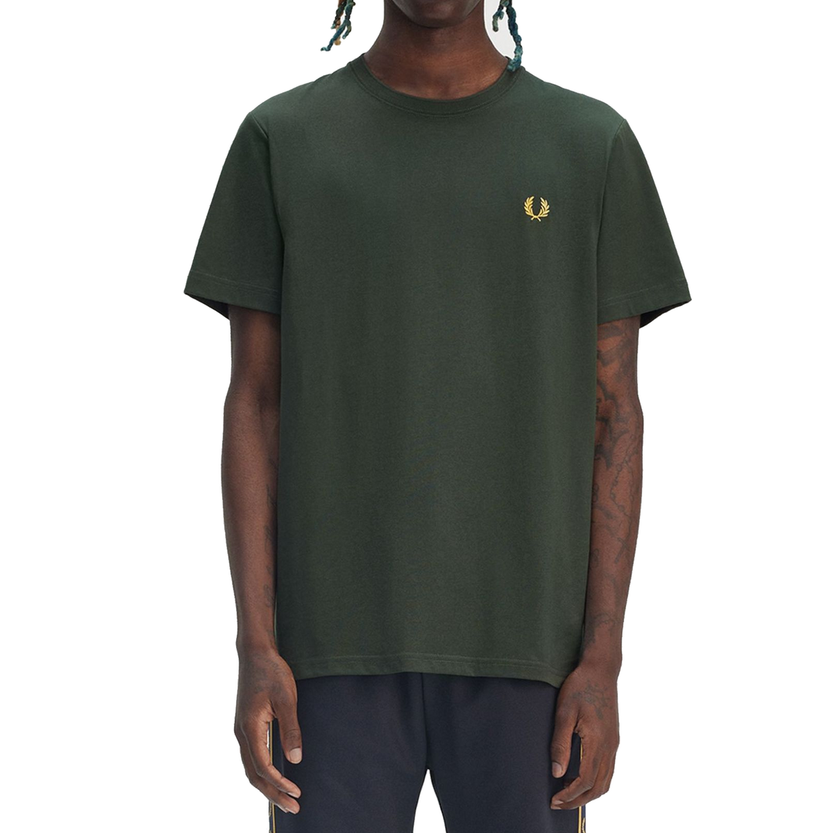 Crew Neck T-shirt Court Green