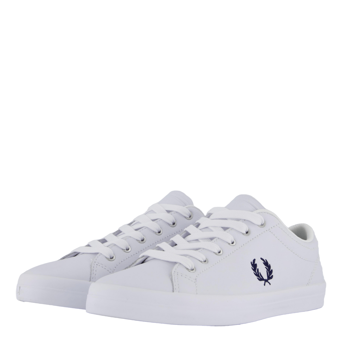 Baseline Leather White/navy