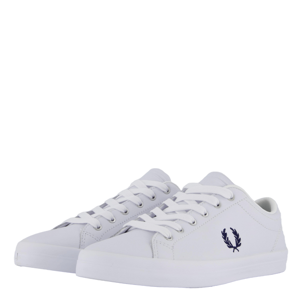 Baseline Leather White/navy