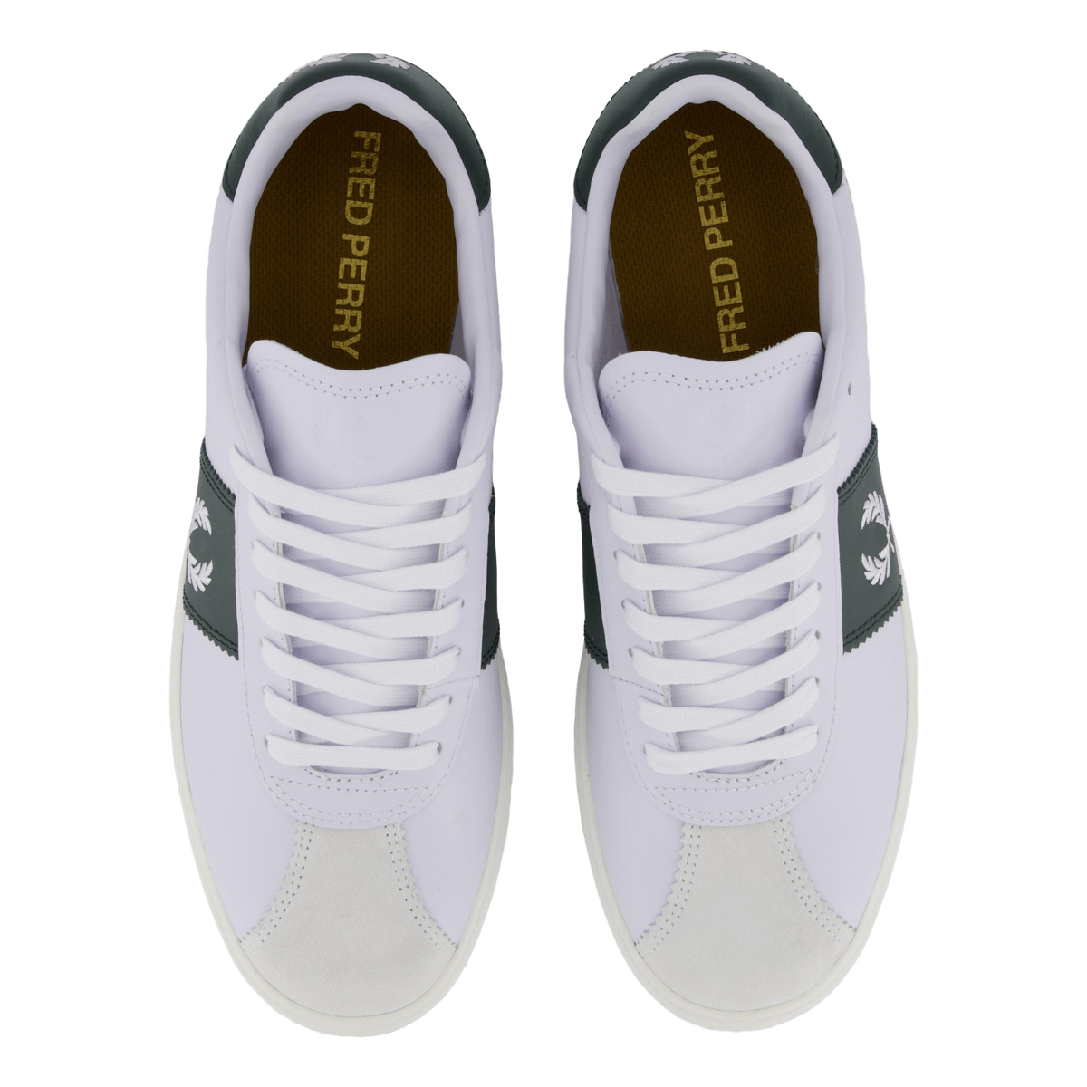 B4 Leather Suede White