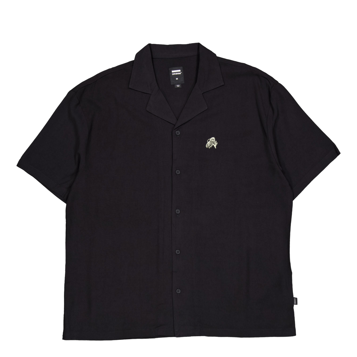 Madi Shirt Ba2 Black Ylw Embroidery