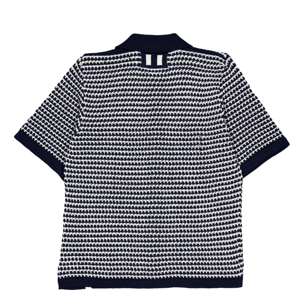 Island Crochet Shirt Navy