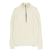 Felix Quarter Zip Jumper White