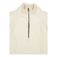 Felix Quarter Zip Jumper White