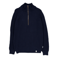 Felix Quarter Zip Jumper Navy