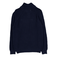 Felix Quarter Zip Jumper Navy