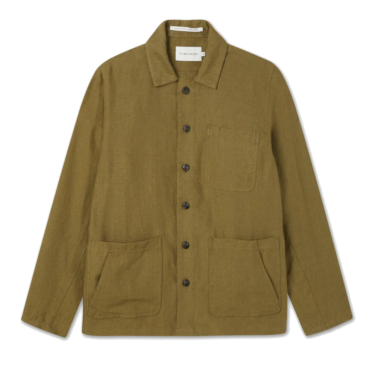 Grange Linen Shacket Khaki