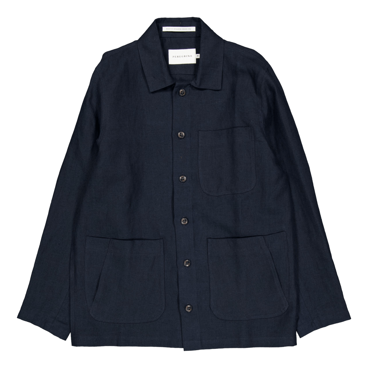 Grange Linen Shacket Navy