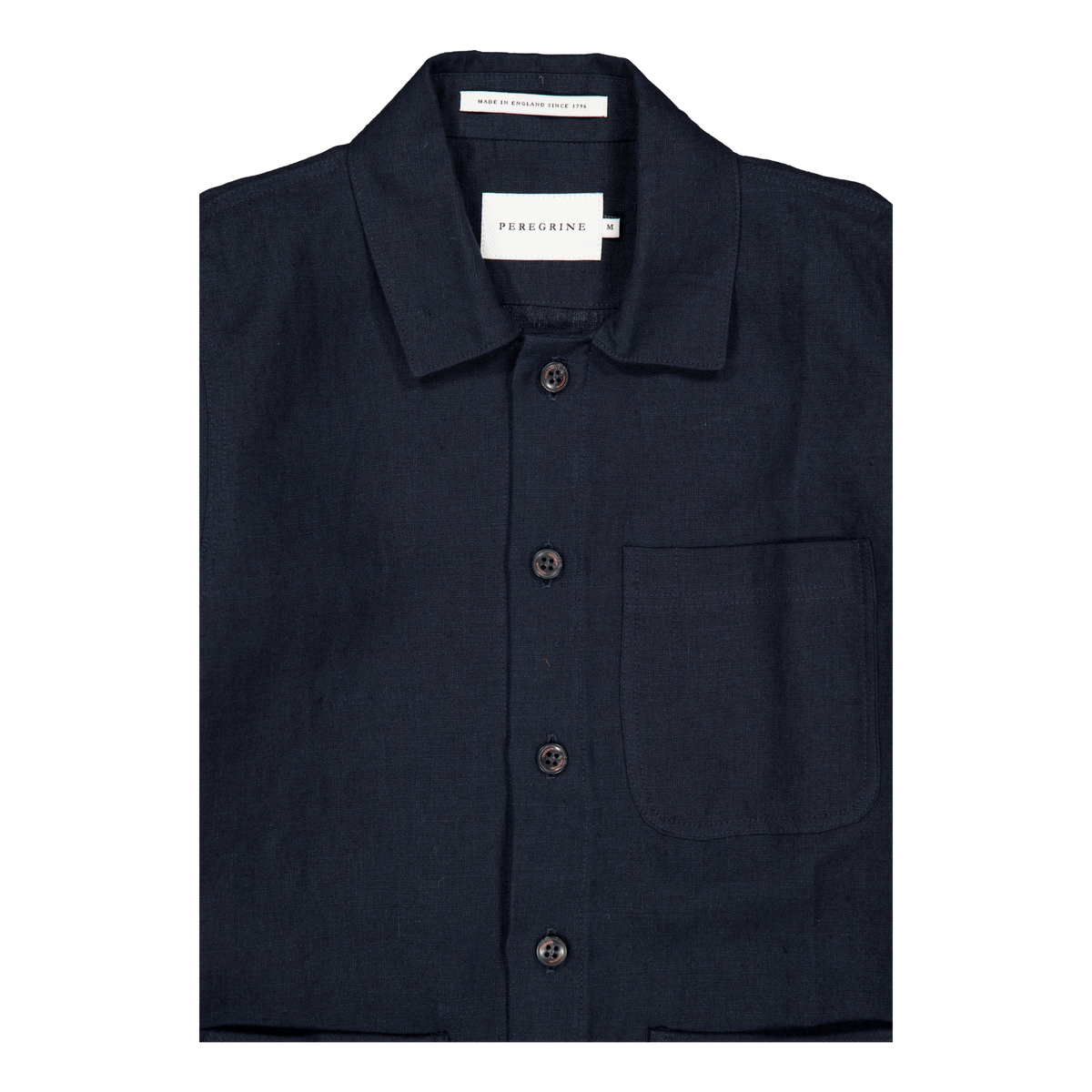 Grange Linen Shacket Navy