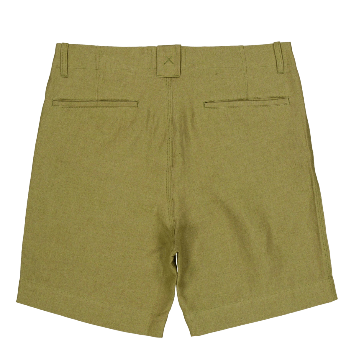 Grange Linen Shorts Moss